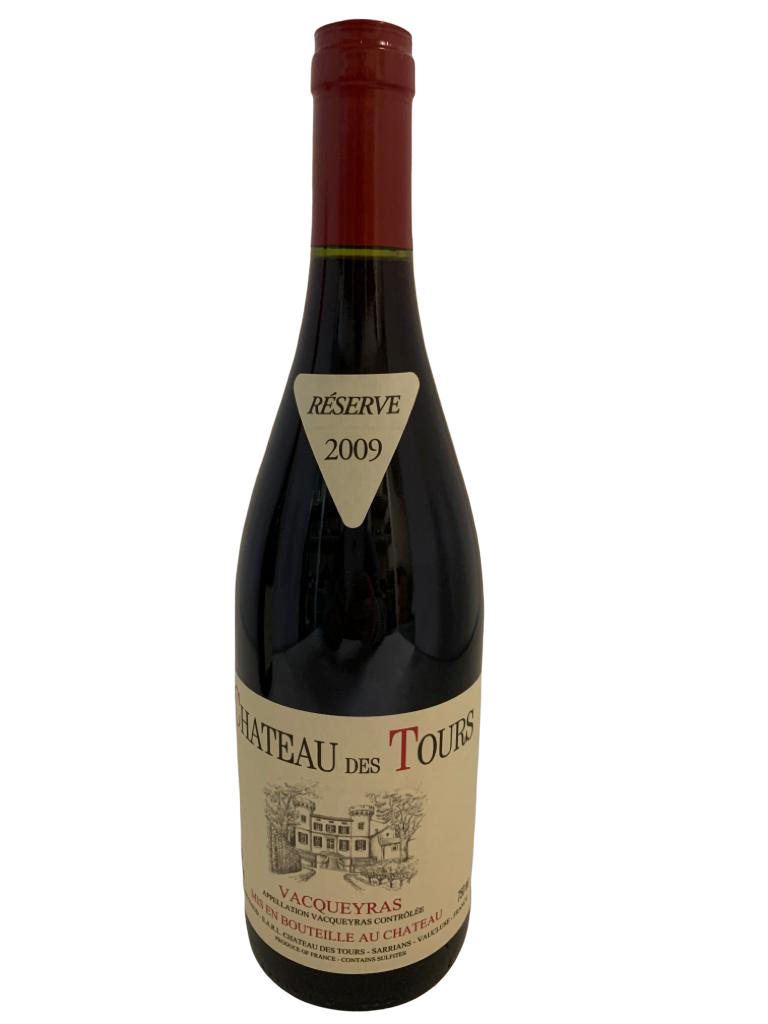 Château Rayas Chateau des Tours – Vacqueyras – 2009 Château Rayas Chateau des Tours – Vacqueyras – 2009