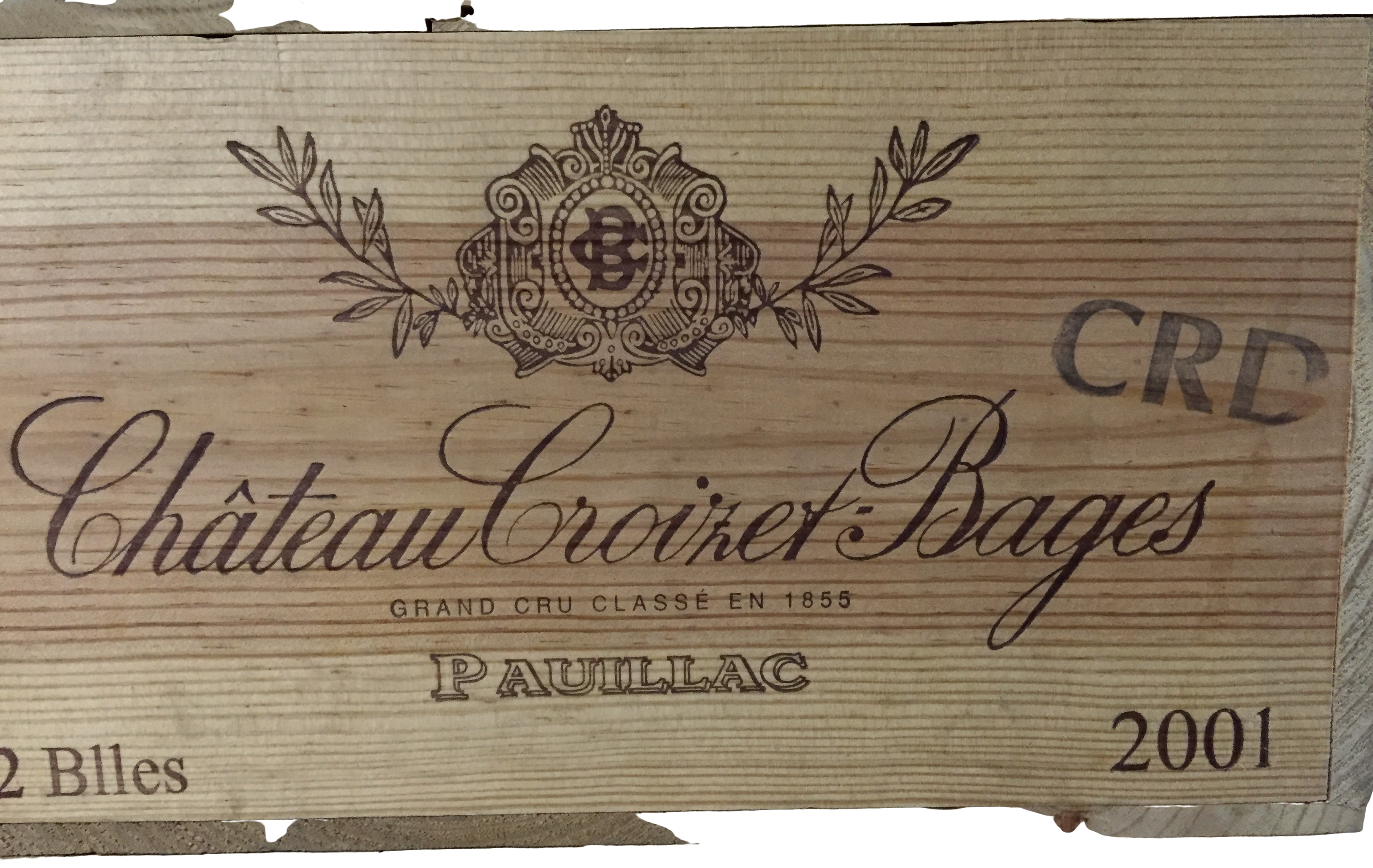 Château Croizet-Bages 2001