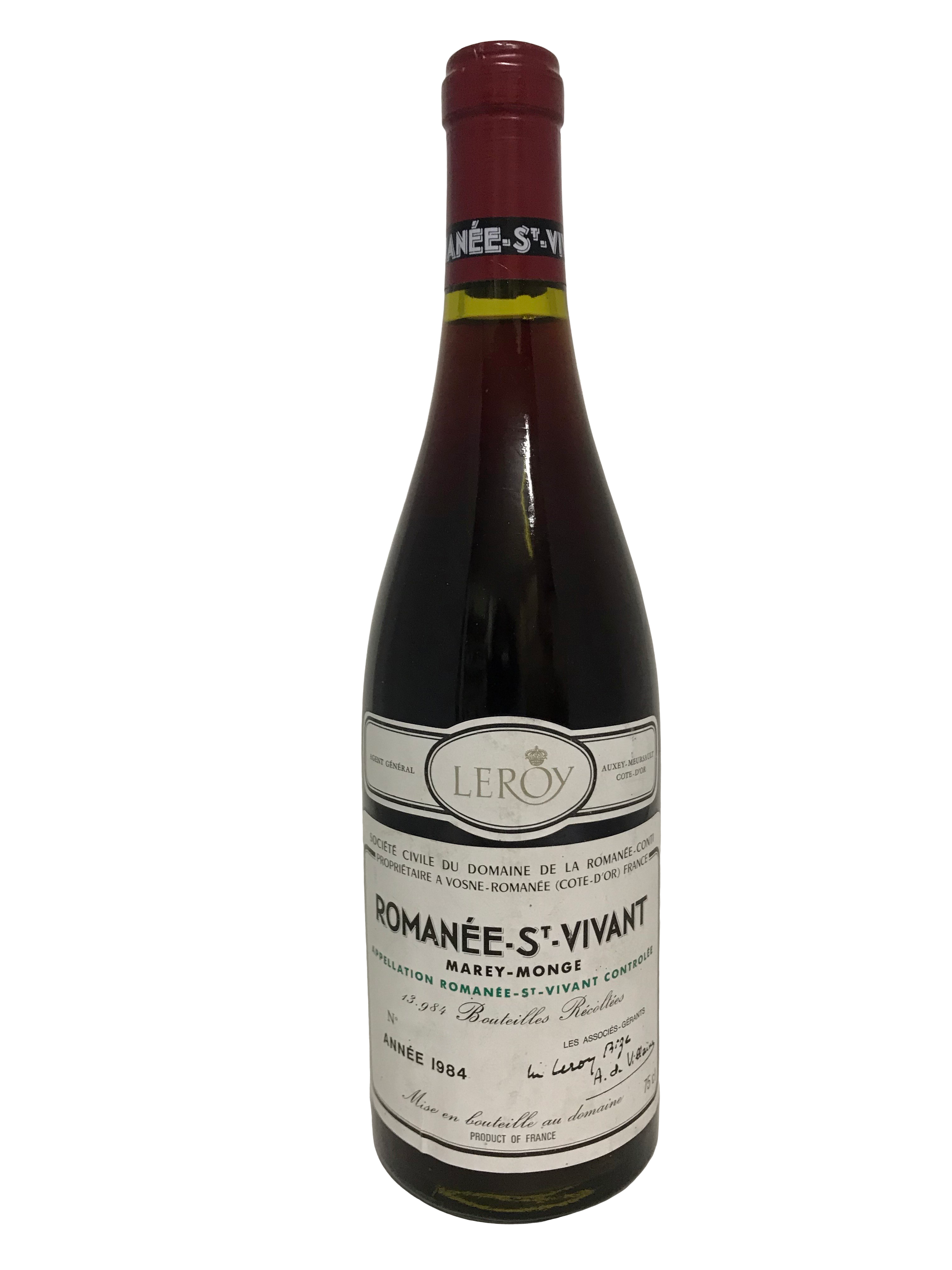 Domaine de la Romanée-Conti (DRC) – Romanée-Saint-Vivant 1984