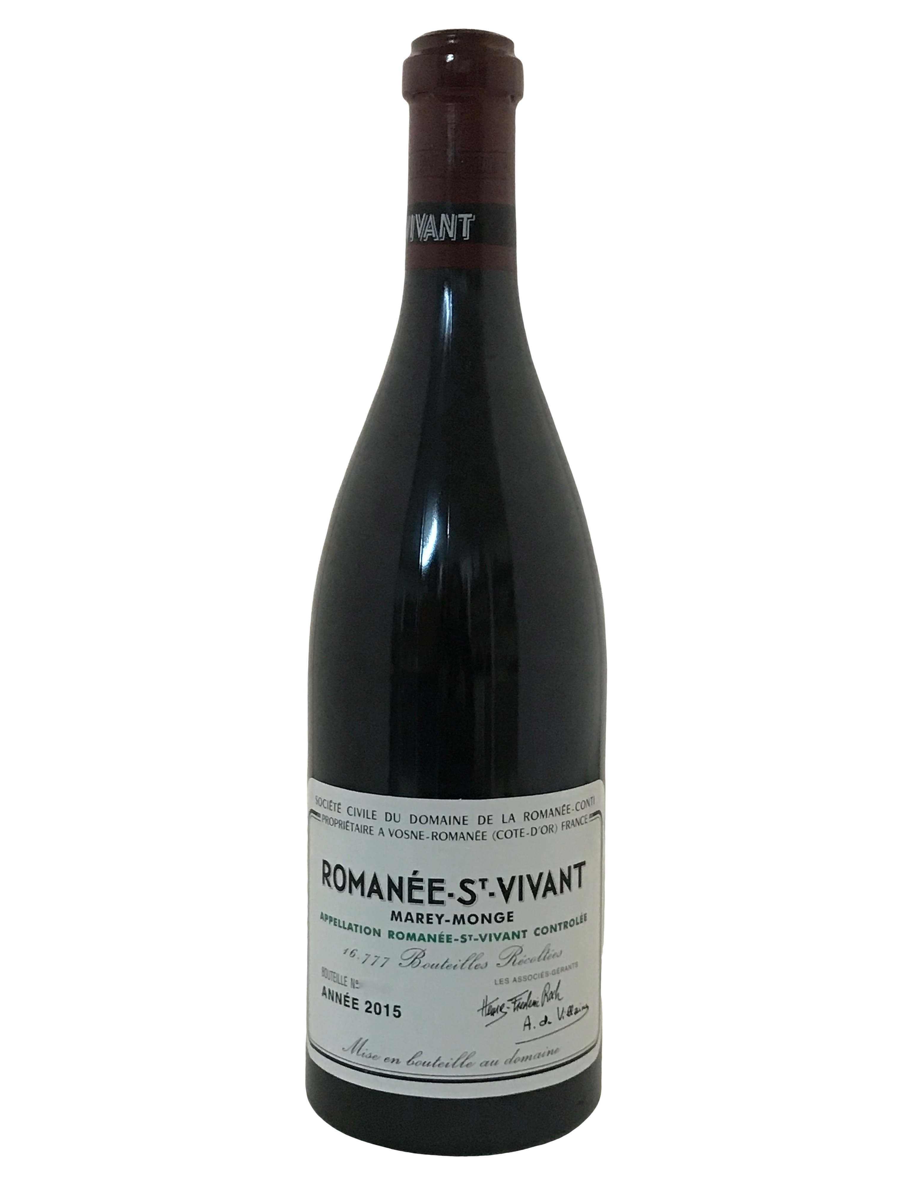 Domaine de la Romanée-Conti (DRC) – Romanée-Saint-Vivant 2015 Domaine de la Romanée-Conti (DRC) – Romanée-Saint-Vivant 2015