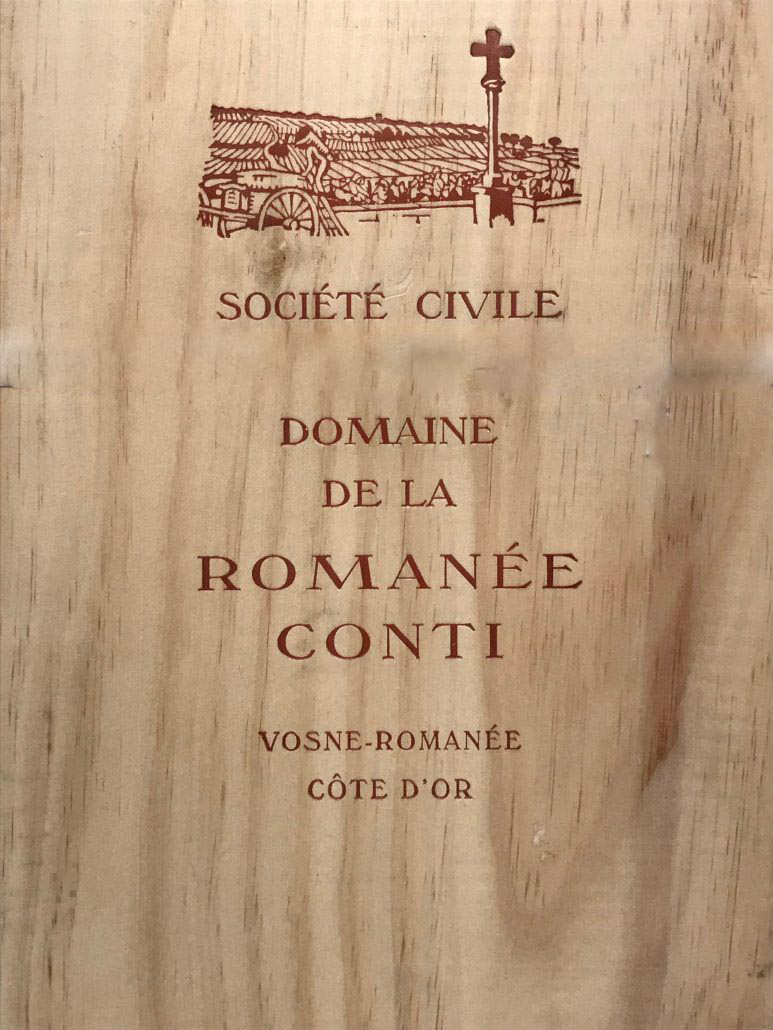 Domaine de la Romanée-Conti (DRC) – Assortiment 2012 – 4  bouteilles [1 X MT / 2 X  LT / 1 X  RSV]