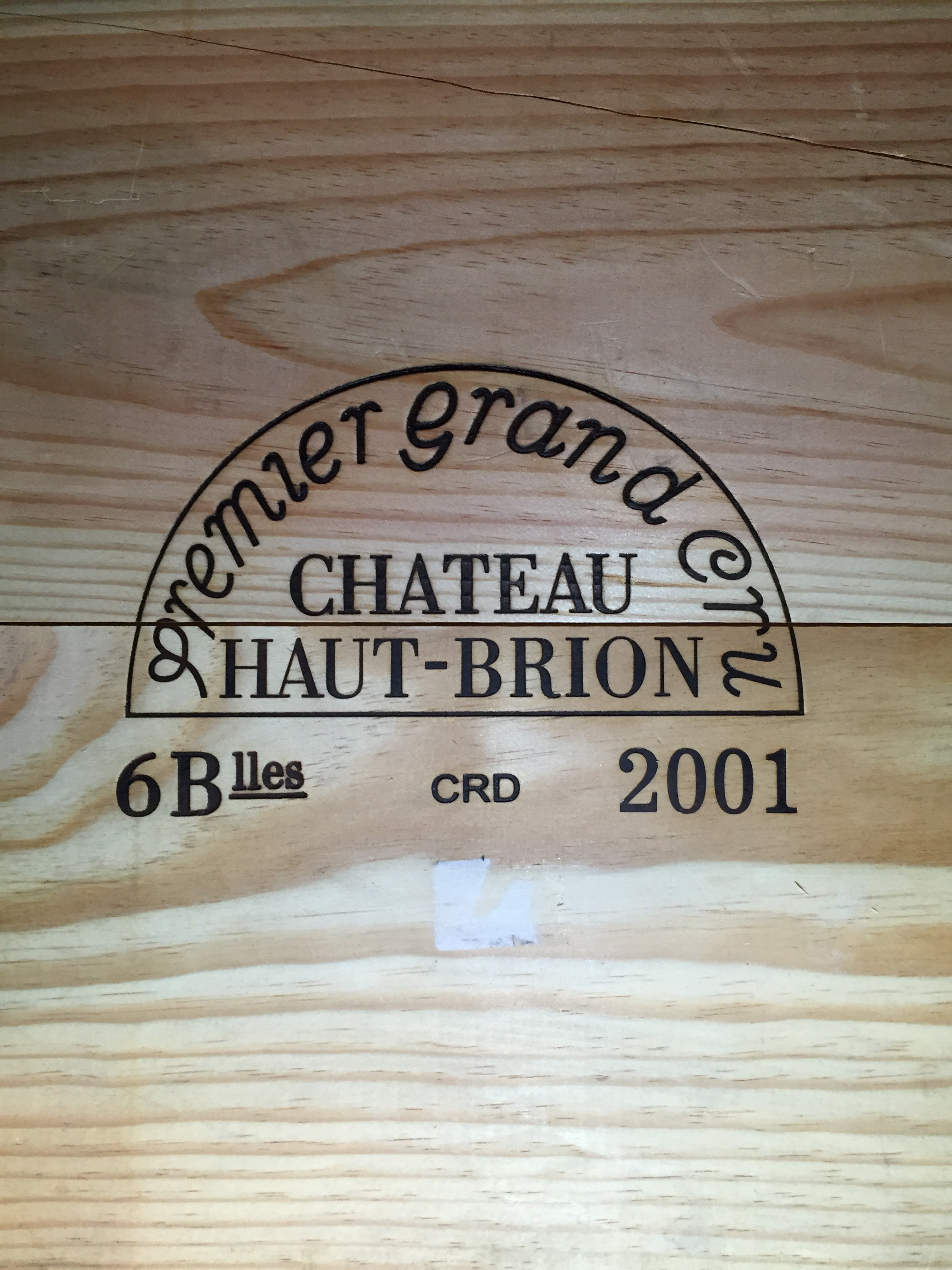 Château Haut-Brion 2001 (CBO 6)