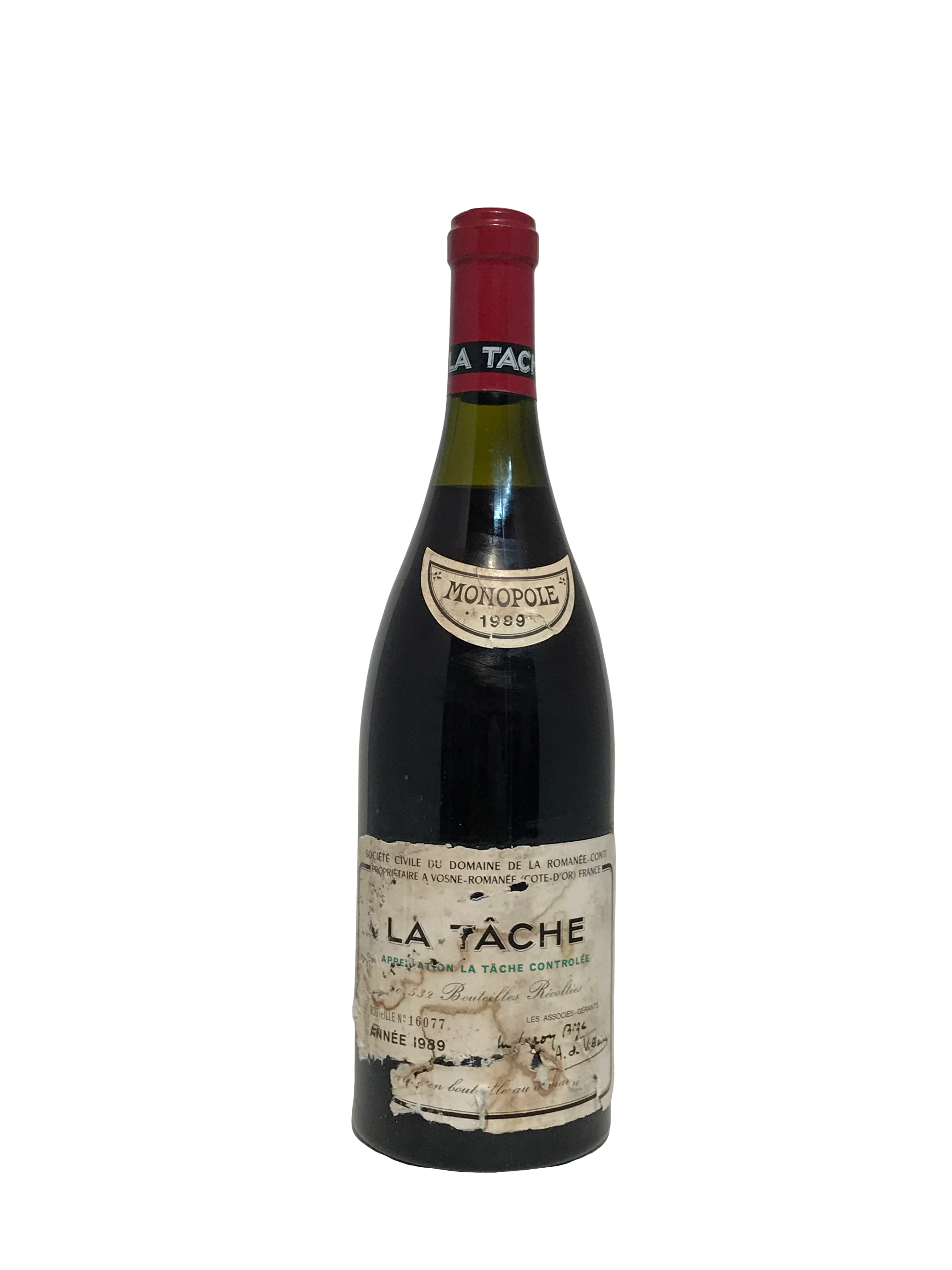 Domaine de la Romanée-Conti (DRC) – La Tâche 1989 Domaine de la Romanée-Conti (DRC) – La Tâche 1989