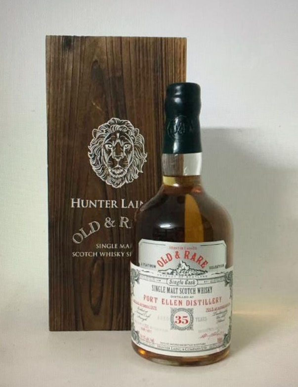 Whisky DOUGLAS – Hunter Laing Old and Rare Port Ellen 35 Years Old Single Malt Scotch Whisky 1978 Whisky DOUGLAS – Hunter Laing Old and Rare Port Ellen 35 Years Old Single Malt Scotch Whisky 1978